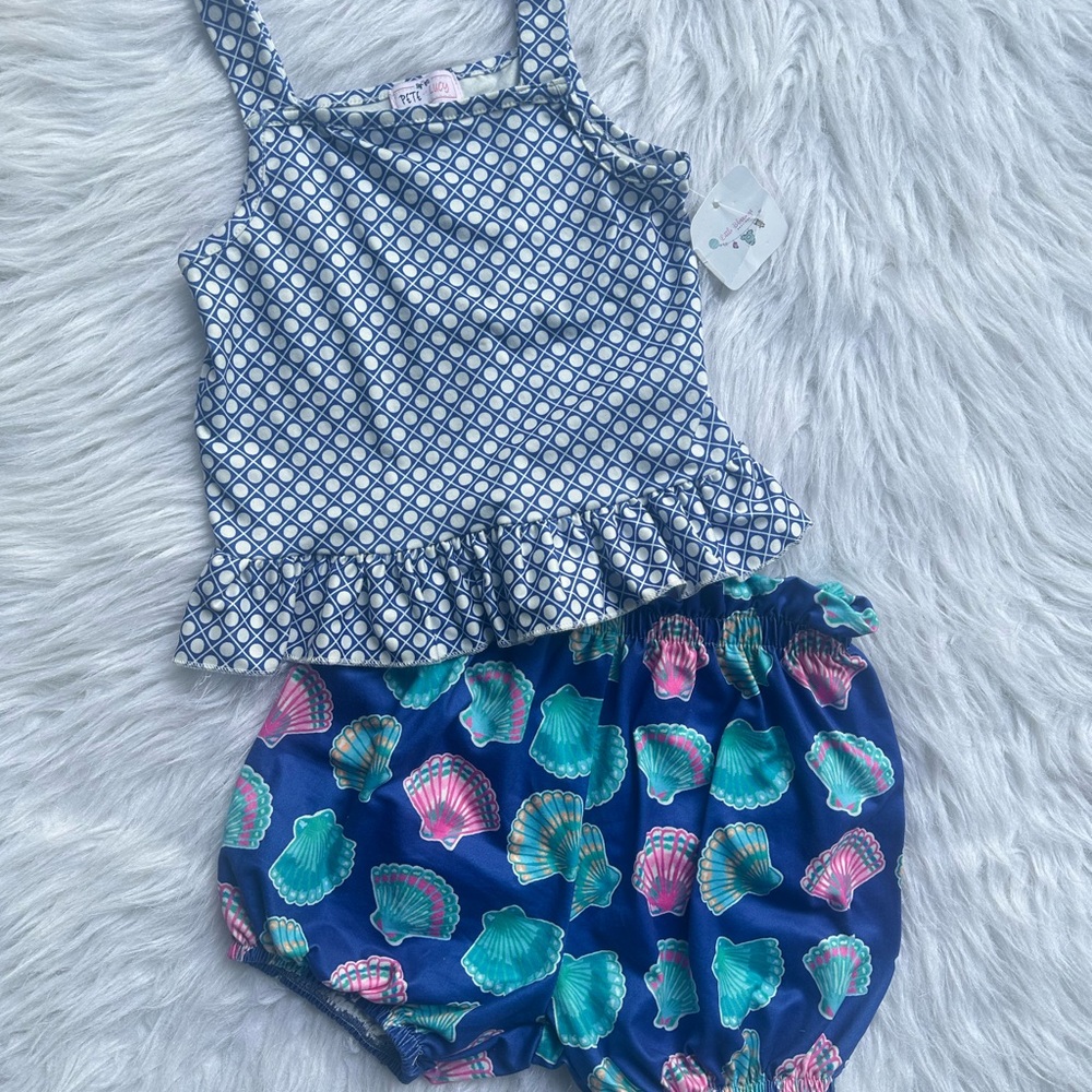 Blue and Green Kids Matching Set